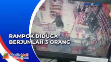 Perampokan Minimarket dengan Samurai Terekam CCTV di Makassar