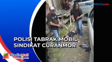 Mobil Sindikat Curanmor di Riau Terbalik Ditabrak Polisi saat Coba Kabur