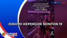 Presiden Jokowi Kepergok Nonton Dewa 19 di Medan