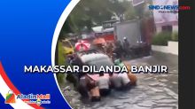 Dikepung Banjir, Begini Kondisi Macet Kota Makassar