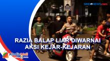 Diwarnai Kejar-Kejaran, Ratusan Motor Pelaku Balap Liar di Padang Diamankan
