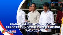 Tinjau Kali Ciliwung, Jokowi Targetkan Normalisasi Rampung pada 2024
