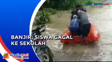 Banjir di Pandelang Putus Akses Dua Desa, Siswa Gagal Berangkat ke Sekolah