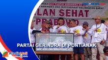 Partai Gerindra Gelar Jalan Sehat di Pontianak, Peserta Capai Puluhan Ribu