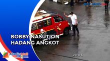 Bobby Nasution Hadang Angkot yang Tabrak Pengendara Motor