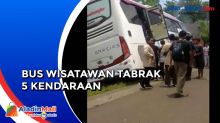 Bus Wisatawan Tabrak 5 Kendaraan di Jalur Wisata Bromo, 6 Orang Luka Parah