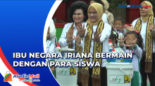 Momen Ibu Negara Iriana Sambangi Bandar Lampung dan Bermain Bersama Siswa di SDN Teladan