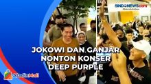 Presiden Jokowi dan Gubernur Ganjar Pranowo Nonton Konser Deep Purple