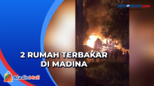 Diduga Akibat Korsleting Listrik, 2 Rumah Terbakar di Madina