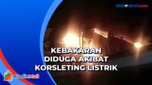 Rumah di Permukiman Padat Terbakar di Surabaya