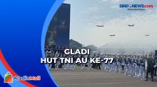 Meriahkan Gladi HUT TNI AU ke-77, Langit Jakarta Dihentak Lengkingan Suara F-16 dan T-50
