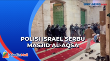 Aksi Brutal Polisi Israel Serbu Puluhan Jemaah di Masjid Al-Aqsa