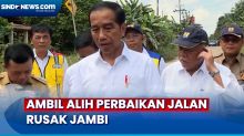 Jokowi Tinjau Jalan Rusak: Pemerintah Pusat akan Ambil Alih Perbaikan
