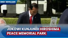 Momen Jokowi Kunjungi Hiroshima Peace Memorial Park
