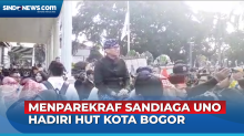 Momen Menparekraf Sandiaga Uno Hadiri Hari Jadi Kota Bogor ke-541