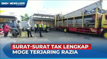 Polisi Amankan Moge dan Ratusan Motor Knalpot Bising  di Lembang