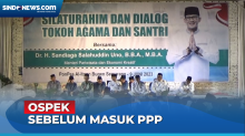 Jalani Ospek sebelum Masuk PPP, Sandiaga Uno Silaturahmi dengan Kyai di Semarang
