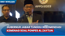 Soal Pondok Pesantren Al Zaytun, Ridwan Kamil Tunggu Rekomendasi Kementerian Agama