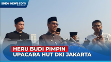 Heru Budi Pimpin Upacara HUT DKI Jakarta di Monas