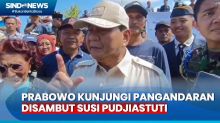 Kunjungi Pangandaran, Prabowo Disambut Susi Pudjiastuti dan Ratusan Warga
