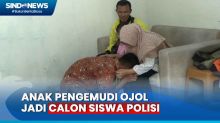 Tangis Haru, Anak Pengemudi Ojol Lulus Masuk Sekolah Polisi di Lampung