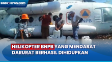 Berhasil Dihidupkan, Helikopter BNPB yang Mendarat Darurat di Lahan Gambut Kembali Terbang