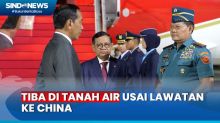 Usai Kunjungan Kerja ke China, Presiden Jokowi Tiba di Tanah Air