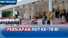 Aksi Paskibraka hingga TNI dalam Gladi Kotor HUT ke-78 RI di Istana