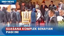 Kenakan Baju Adat, Presiden Jokowi Tiba di Senayan untuk Ikuti Rapat Tahunan MPR/DPR