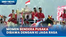 Kirab Budaya HUT RI, Bendera Pusaka Dibawa dengan Ki Jaga Rasa ke Istana Merdeka