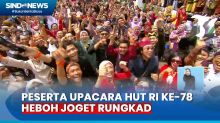 Putri Ariani Menyanyikan Lagu Rungkad, Iriana Jokowi dan Peserta Upacara Auto Joget