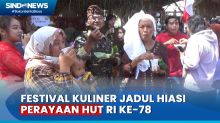 Warga Jombang Berebut Kuliner Jadul dalam Perayaan HUT ke-78 RI
