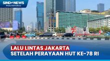 Jakarta setelah Perayaan HUT ke-78 RI, Sejumlah Ruas Jalan Ramai Lancar