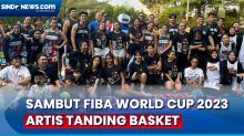Sambut FIBA World Cup 2023, Asri Welas dan Indra Birowo Tanding Basket