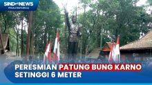Didampingi Ganjar, Megawati Resmikan Patung Bung Karno Setinggi 6 Meter di Sleman