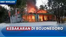 Empat Rumah di Bojonegoro Ludes Terbakar, Diduga Karena Korsleting Listrik