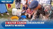 Kemarau dan Krisis Air Bersih, Brimob Polda Jambi Terjunkan 2 Water Canon