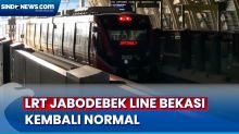 Sempat Gangguan, LRT Jabodebek dari Bekasi Kembali Normal