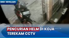 Dua Bocah Curi Helm Milik Pegawai Servis Komputer di Koja, Aksinya Terekam CCTV
