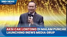 Cak Lontong Bikin Ketawa Penonton di Malam Puncak Launching Inews Media Grup