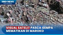 Kerusakan Pasca Gempa di Maroko Terekam dalam Video Satelit