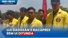 BEM UI Tunda Adu Gagasan 3 Bacapres, Ganjar Umrah Prabowo ke Laos