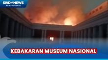 Kebakaran Bangunan Museum Nasional di Jakarta Pusat