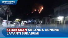 Kebakaran Melanda Area Gunung Jayanti Sukabumi, Merembet hingga Pemukiman Warga