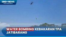 Kebakaran TPA Jatibarang, Helikopter BNPB Kembali Lakukan Water Bombing