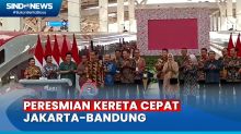Tok! Presiden Jokowi Resmikan Kereta Cepat Jakarta-Bandung