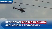 Helikopter Water Bombing Alami Kendala Pemadaman Api di Gunung Lawu