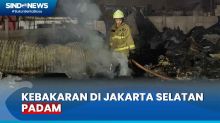 Kebakaran di Jakarta Selatan Mulai Padam, Seluruh Bangunan Hangus