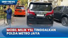 Mobil Mentan Syahrul Yasin Limpo Tinggalkan Polda Metro Jaya