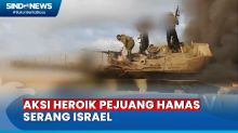 Detik-Detik Pejuang Hamas Menerobos Masuk Pagar Perbatasan Palestina dengan Israel